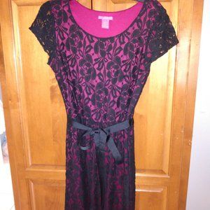 sunny leigh size med black dress